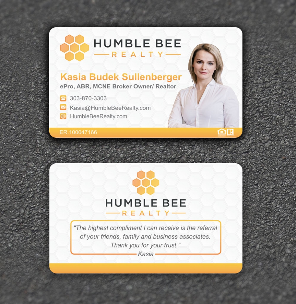 Humble Bee Realty logo design by ManishKoli