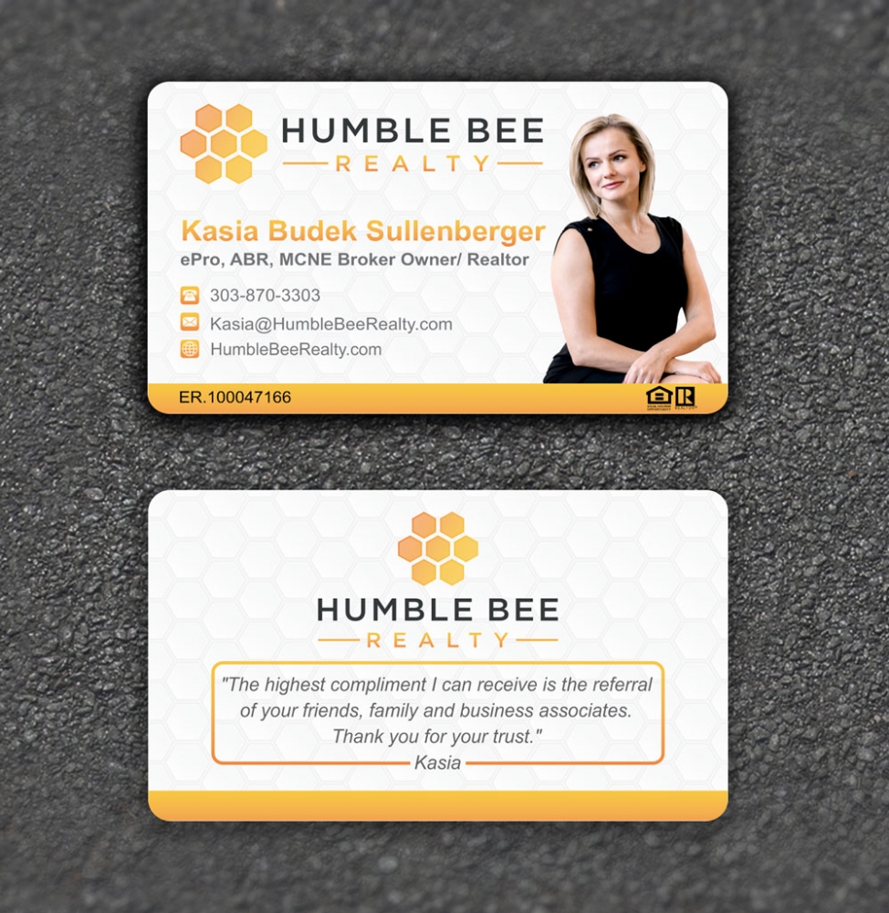 Humble Bee Realty logo design by ManishKoli