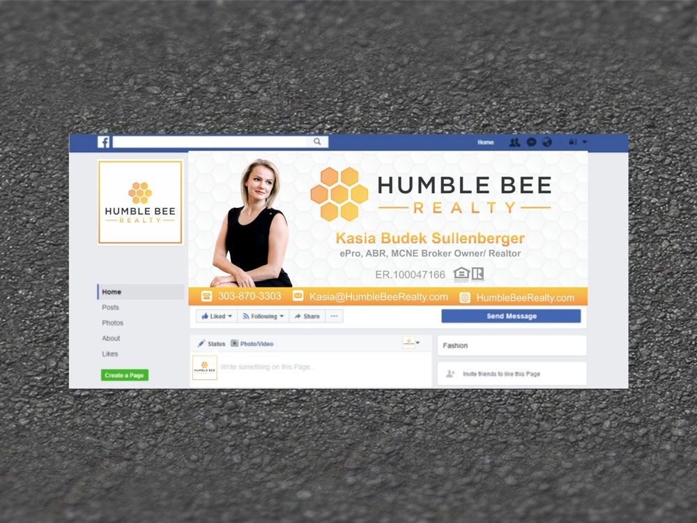 Humble Bee Realty logo design by ManishKoli