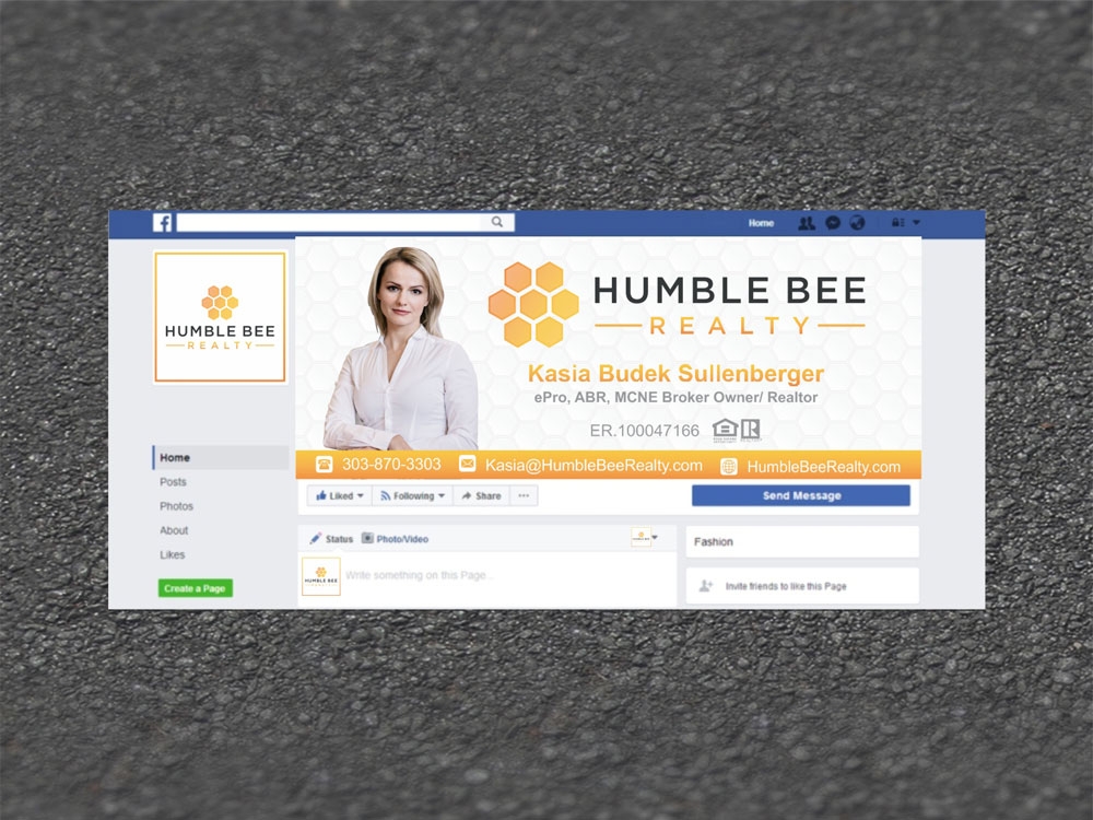 Humble Bee Realty logo design by ManishKoli