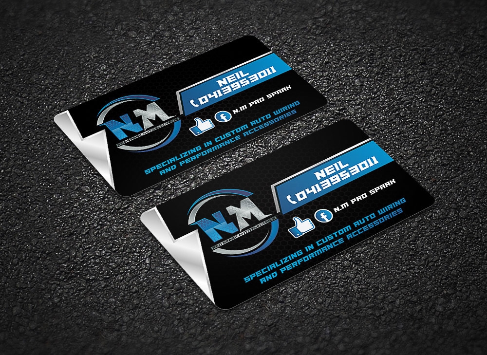 N.M. Pro Spark Auto Electrics logo design by scriotx