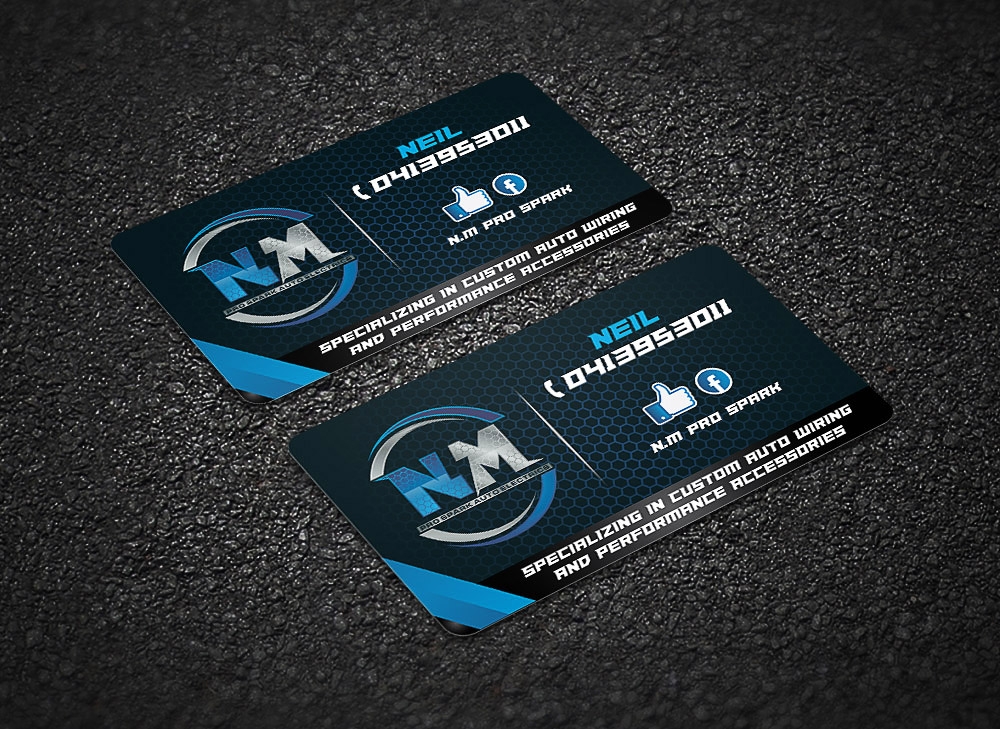 N.M. Pro Spark Auto Electrics logo design by scriotx