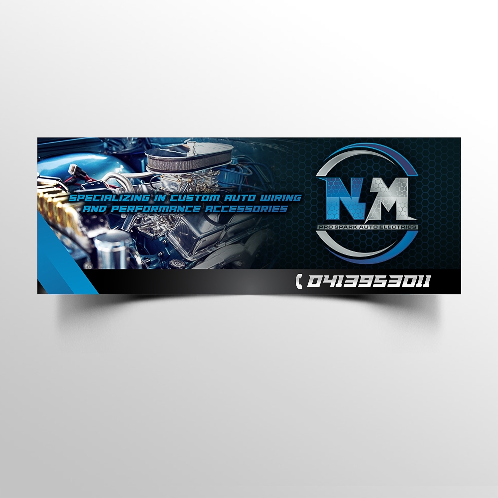 N.M. Pro Spark Auto Electrics logo design by scriotx