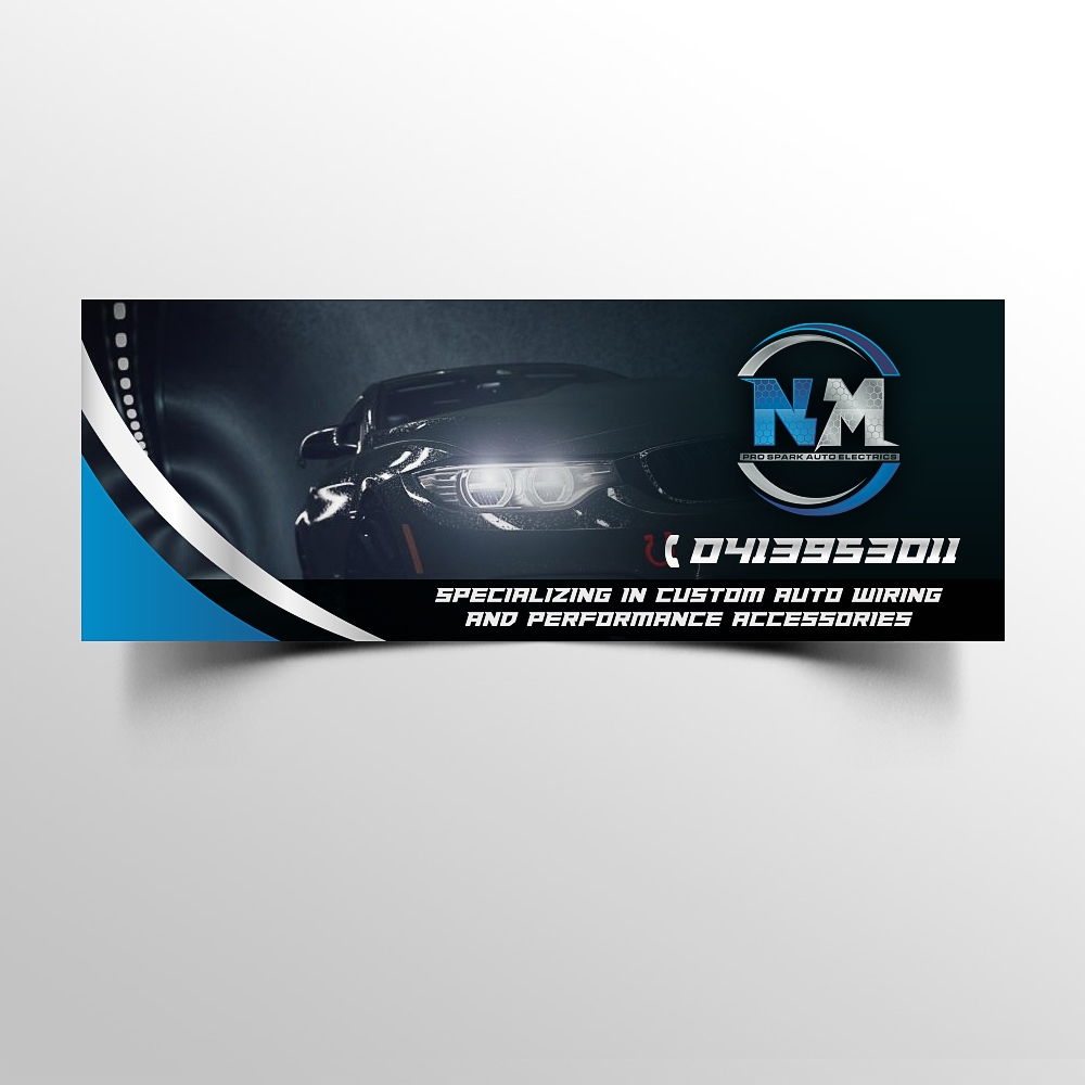 N.M. Pro Spark Auto Electrics logo design by scriotx