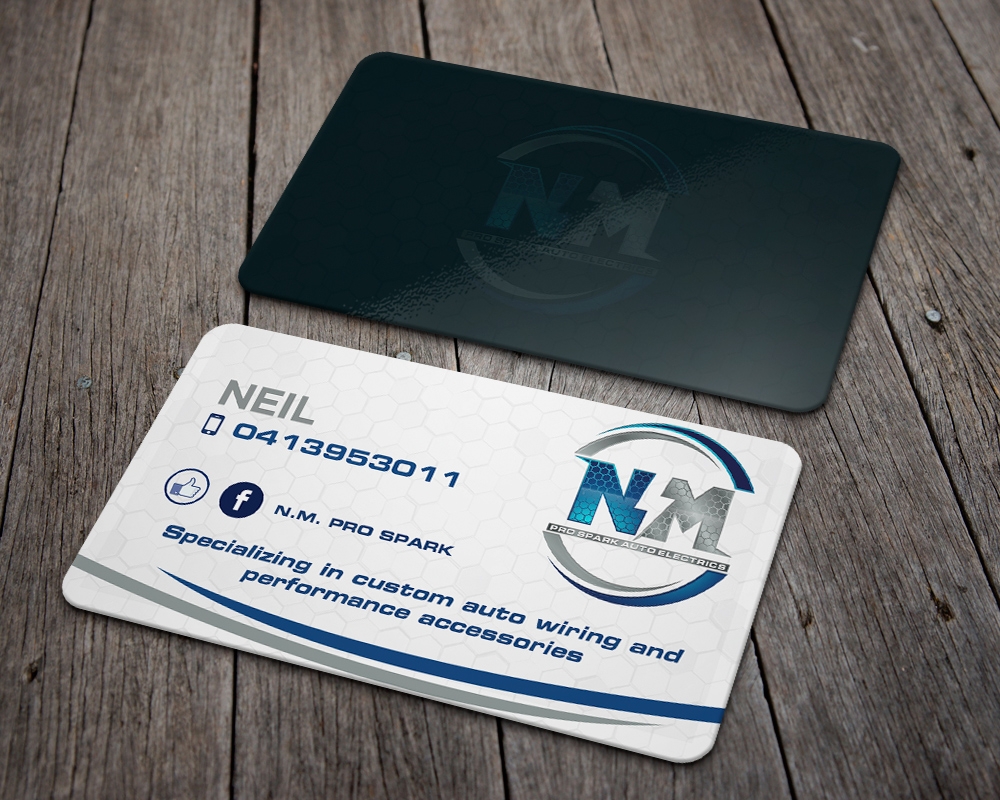 N.M. Pro Spark Auto Electrics logo design by MastersDesigns
