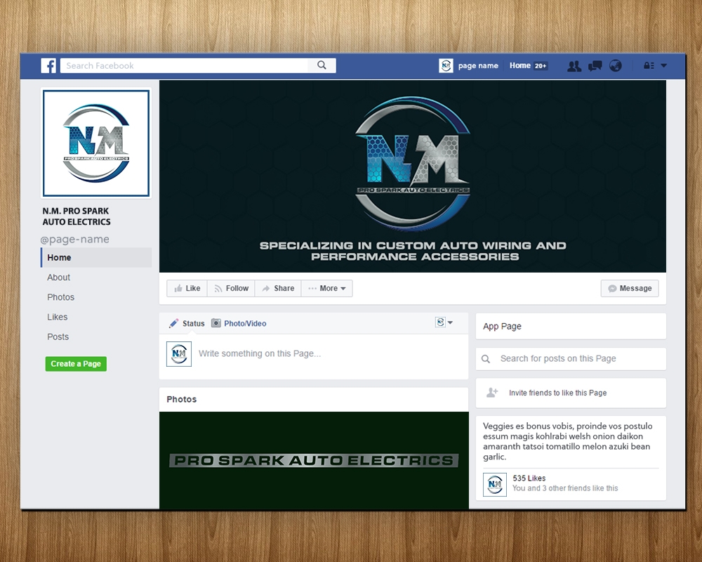 N.M. Pro Spark Auto Electrics logo design by MastersDesigns