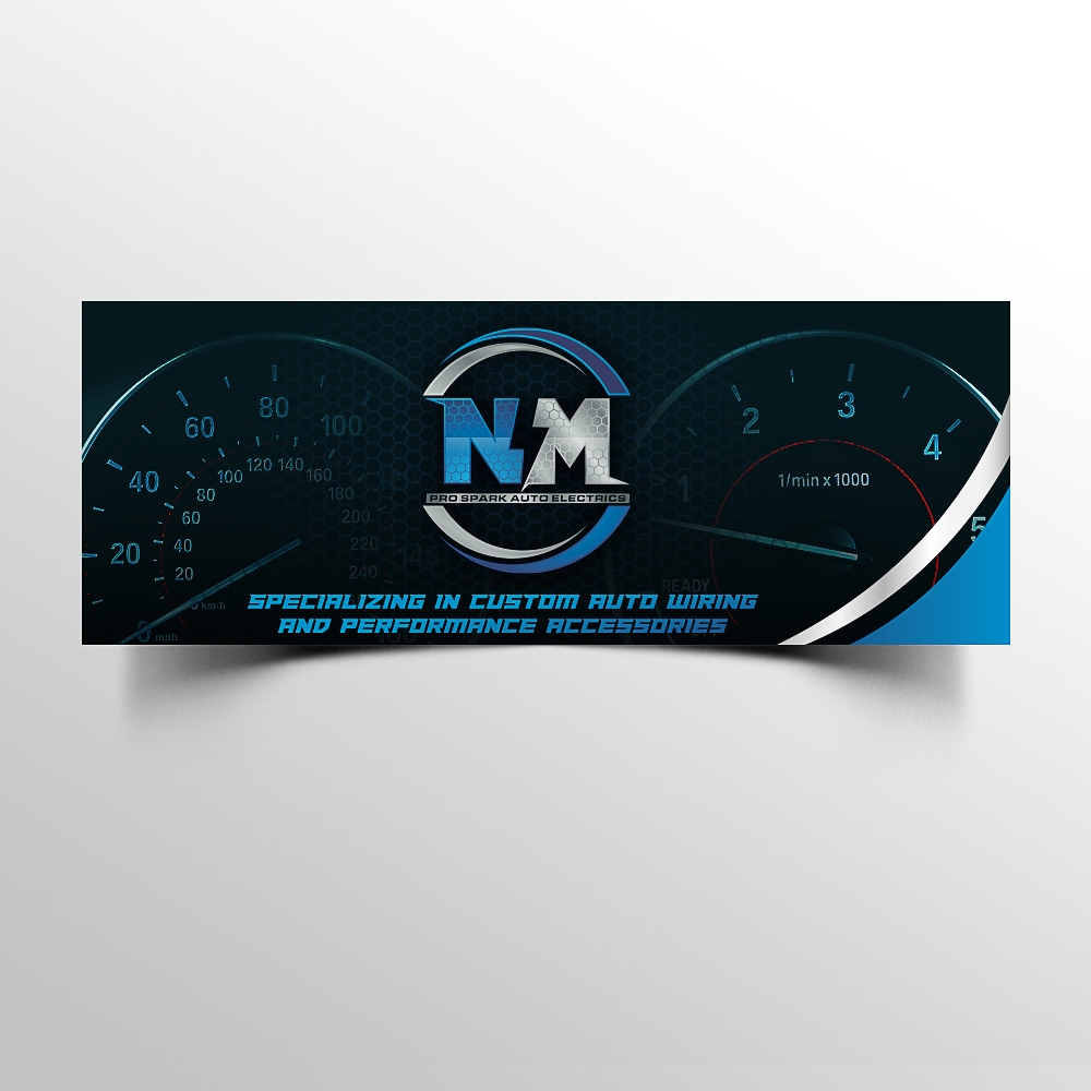 N.M. Pro Spark Auto Electrics logo design by scriotx