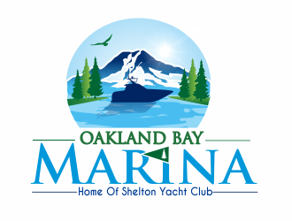 Oakland Bay Marina, owned by Shelton Yacht Club logo design by cgage20