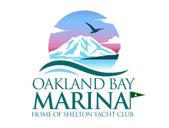 Oakland Bay Marina, owned by Shelton Yacht Club logo design by kunejo