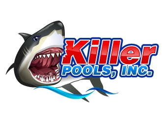 Killer Pools, Inc. logo design by uttam