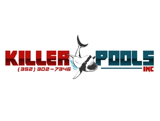 Killer Pools, Inc. logo design by DreamLogoDesign