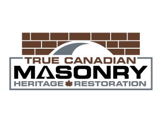 True Canadian Masonry logo design by aRBy