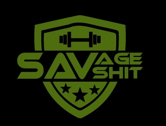 Savage Shit logo design by AamirKhan