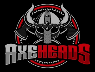 Axe Heads logo design by LogOExperT