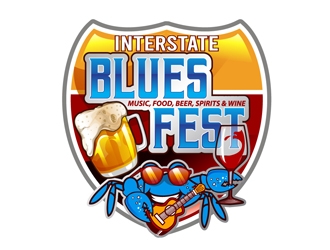 Interstate Blues Fest logo design by DreamLogoDesign