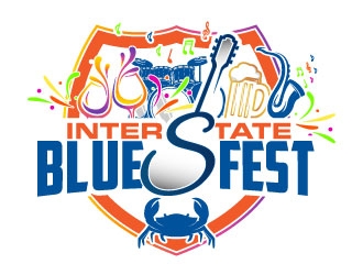Interstate Blues Fest logo design by daywalker