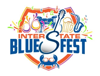 Interstate Blues Fest logo design by daywalker