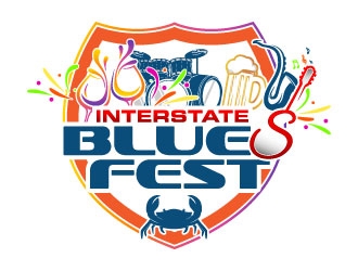 Interstate Blues Fest logo design by daywalker