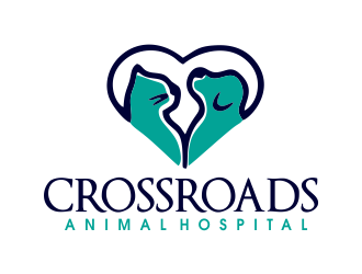 Crossroads Animal Hospital logo design by JessicaLopes