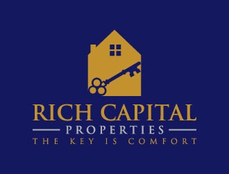 Rich Capital Properties logo design by pixalrahul