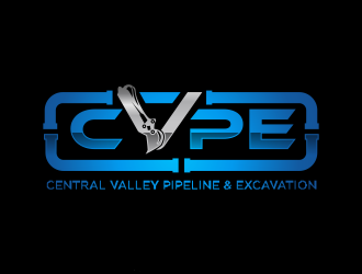 Central Valley Pipeline & Excavation (CVPE) logo design by grafisart2
