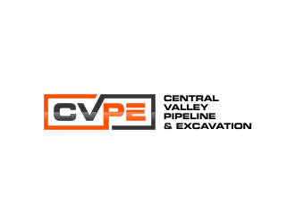 Central Valley Pipeline & Excavation (CVPE) logo design by akhi