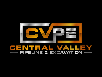 Central Valley Pipeline & Excavation (CVPE) logo design by akhi