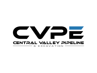 Central Valley Pipeline & Excavation (CVPE) logo design by berkahnenen