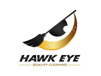 Hawkeye Quality Cleaning logo design by Yuda harv
