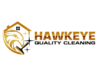 Hawkeye Quality Cleaning logo design by THOR_