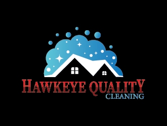 Hawkeye Quality Cleaning logo design by Shailesh