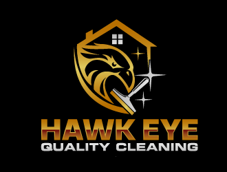 Hawkeye Quality Cleaning logo design by THOR_