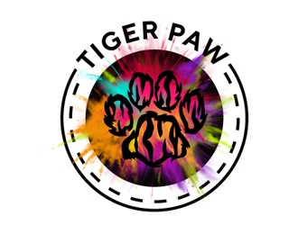 Tiger paw logo design by Roma