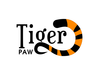 Tiger paw logo design by JessicaLopes