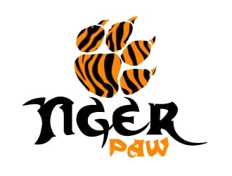 Tiger paw logo design by AamirKhan