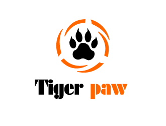 Tiger paw logo design by AnuragYadav