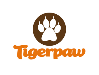 Tiger paw logo design by kunejo