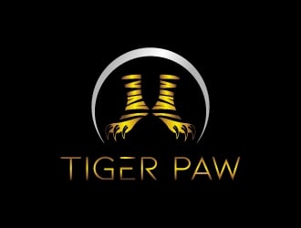 Tiger paw logo design by MUSANG