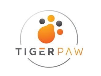 Tiger paw logo design by REDCROW