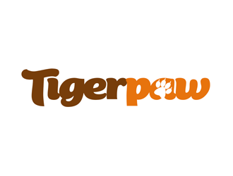 Tiger paw logo design by kunejo