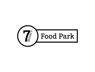 7th Street Food Park logo design by N3V4
