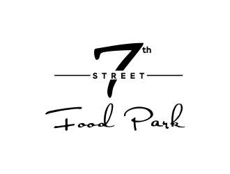 7th Street Food Park logo design by Gwerth