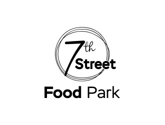7th Street Food Park logo design by Gwerth