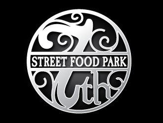 7th Street Food Park logo design by REDCROW