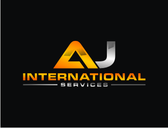 AJ International Services logo design by bricton