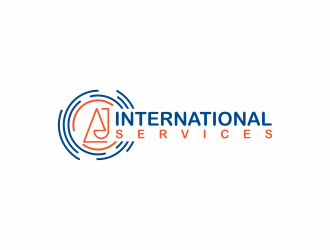 AJ International Services logo design by Mahrein