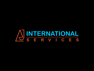 AJ International Services logo design by Mahrein