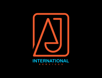 AJ International Services logo design by Mahrein