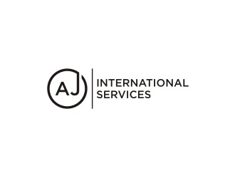 AJ International Services logo design by blessings