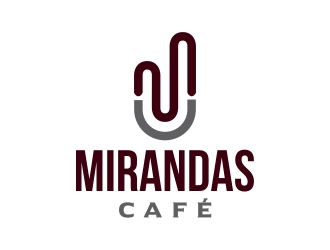 Mirandas Café logo design by cikiyunn